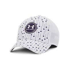 Under Armour Men's Blitzing Cap Stretch Fit, (102) White / / White