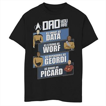 Boys 8-20 Star Trek: The Next Generation Dad You Are Graphic Tee