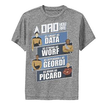 Boys 8-20 Star Trek: The Next Generation Dad You Are Graphic Tee