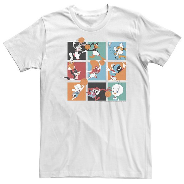 Big & Tall Space Jam 2 Panel Boxes Tee