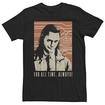 Men's Marvel Loki For All Time Always Poster Tee