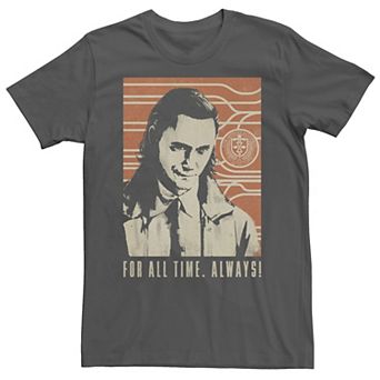 Men's Marvel Loki For All Time Always Poster Tee
