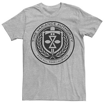 Men's Marvel Loki Time Variance Authority For All Time Always Logo Tee