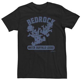 Big & Tall The Flintstones Bedrock Water Buffalo Lodge Collegiate Tee
