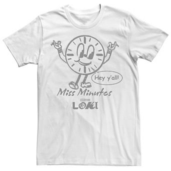Men's Marvel Loki Miss Minutes Outline Tee