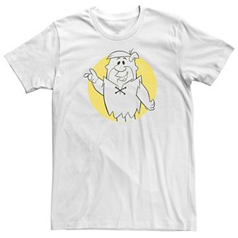 Big & Tall The Flintstones Barney Circle Portrait Tee