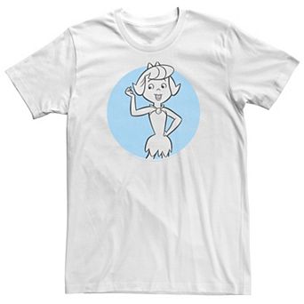 Big & Tall The Flintstones Betty Circle Portrait Tee