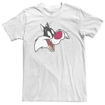 Big & Tall Looney Tunes Sylvester Face Portrait Tee