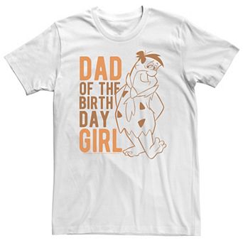 Big & Tall The Flintstones Fred Flintstone Dad Of The Birthday Girl Tee