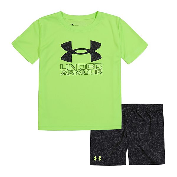 Under Armour Little Boys' Under Armour Technical Fish Shorts Set - Green, 6