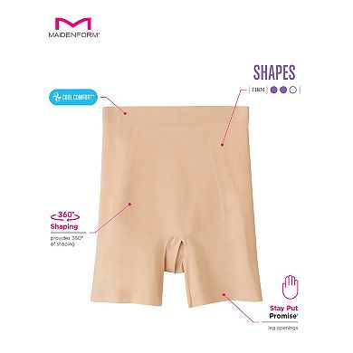 Women's Maidenform Firm Control Shapewear Power Players High-Waisted Girlshorts DMS088