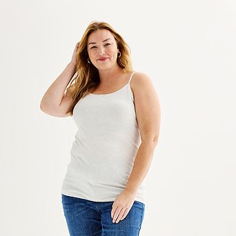 Plus Size Sonoma Goods For Life® Spaghetti Strap Cami