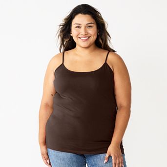 Plus Size Sonoma Goods For Life® Spaghetti Strap Cami