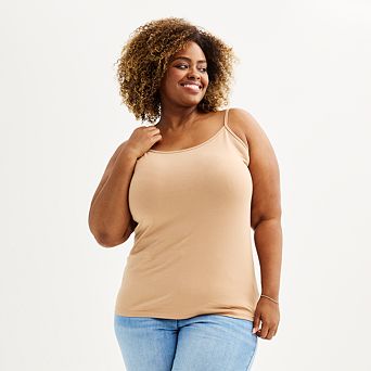 Plus Size Sonoma Goods For Life® Spaghetti Strap Cami