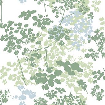 Roommates Queen Annes Lace Peel & Stick Wallpaper