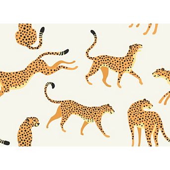 Roommates Cheetah Cheetah Peel & Stick Wallpaper