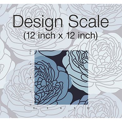 Roommates Bed Of Roses Peel & Stick Wallpaper