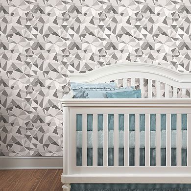 Roommates Shattered Prism Peel & Stick Wallpaper