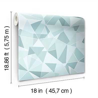 Roommates Shattered Prism Peel & Stick Wallpaper