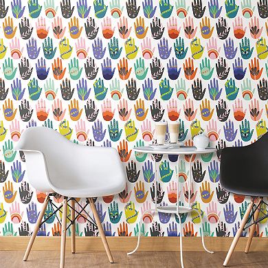 Roommates Hamsa Peel & Stick Wallpaper
