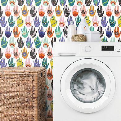 Roommates Hamsa Peel & Stick Wallpaper