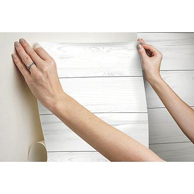 Roommates Shiplap Peel & Stick Wallpaper