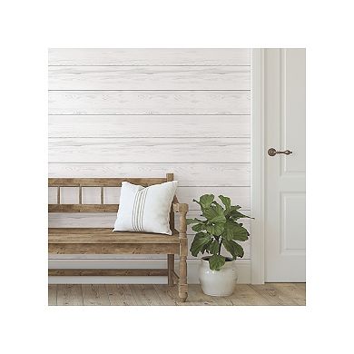 Roommates Shiplap Peel & Stick Wallpaper