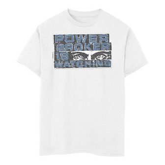 Boys 8-20 Marvel Falcon & Winter Soldier Power Broker Is Watching V3 Tee