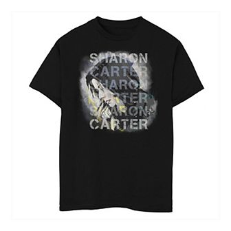 Boys 8-20 Marvel The Falcon And The Winter Soldier Sharon Carter Text Tee