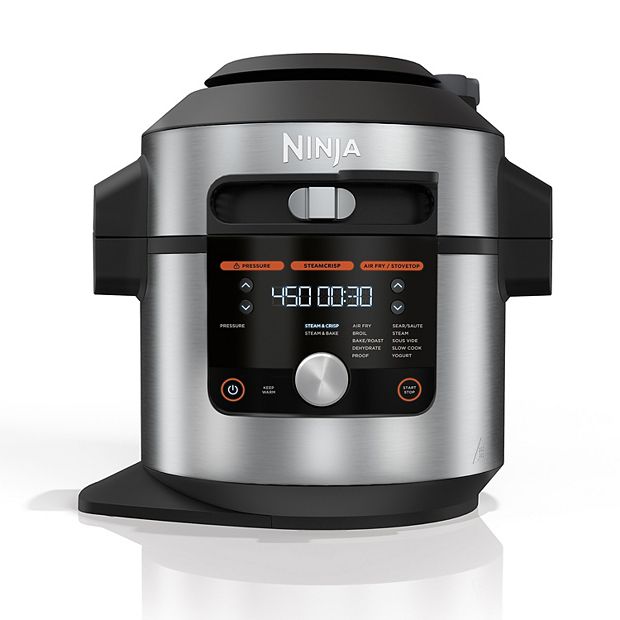 Ninja FD401 Foodie Deluxe Pressure Cooker ( 9-in-1 ) with Lamp & Air review  - Stainless Steel