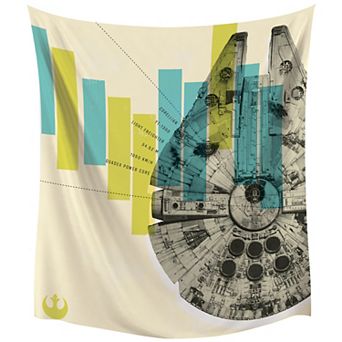 Roommates Millennium Falcon Tapestry