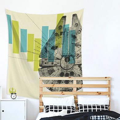 Roommates Millennium Falcon Tapestry