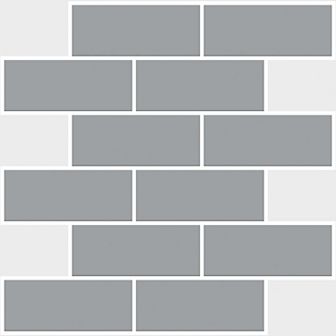 Roommates Gray Subway Peel And Stick Backsplash