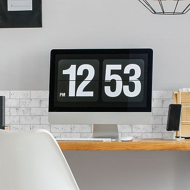 Roommates Carrara Marble Subway P&S Backsplash