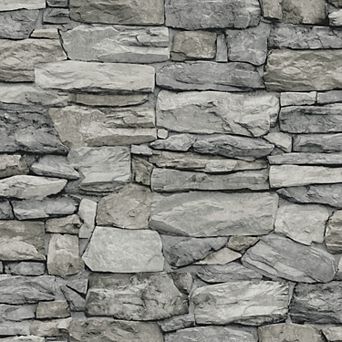 Roommates Stone Peel & Stick Wallpaper