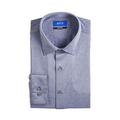 Men's Apt. 9® Slim-Fit Performance Spread Collar Dress Shirt