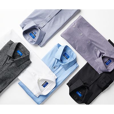 athletic fit dress shirts kohl's Mens Performance Dress Shirts Slim Tops, Clothing