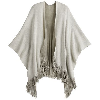 Women's Sonoma Goods For Life® Reversible Fringed Ruana
