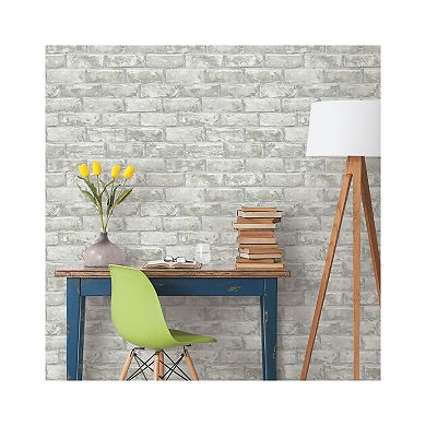 Roommates Brick Peel & Stick Wallpaper