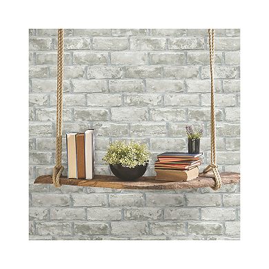 Roommates Brick Peel & Stick Wallpaper