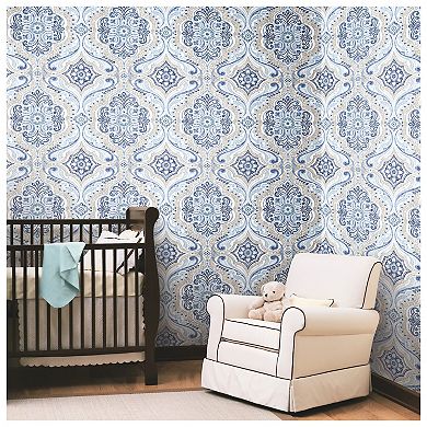 Roommates Bohemian Damask Peel & Stick Wallpaper