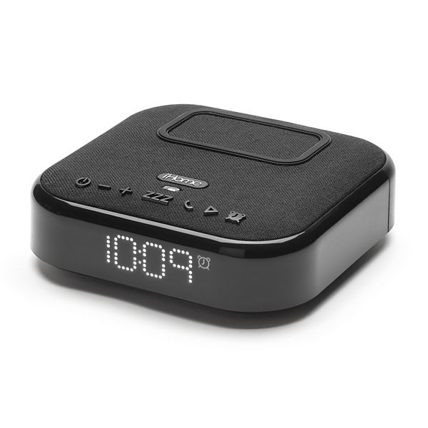 iHome iBTW22 Timebase II Dual Charging Bluetooth Alarm Clock with
