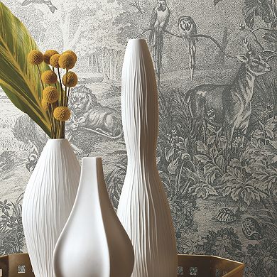 Roommates Jungle Toile Peel & Stick Wallpaper