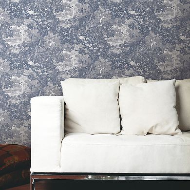 Roommates Jungle Toile Peel & Stick Wallpaper