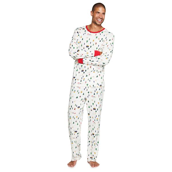 Men s LC Lauren Conrad Jammies For Your Families Snowy Skier