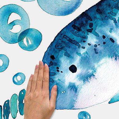 Roommates Catcoq Narwhal Giant P&S Wall Decals