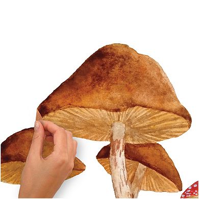 Roommates Mushroom Giant Peel And Stick Wall Decal
