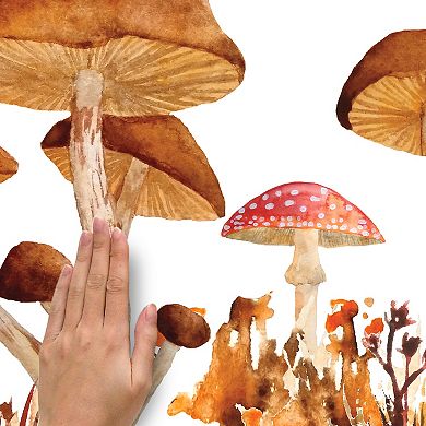 Roommates Mushroom Giant Peel And Stick Wall Decal