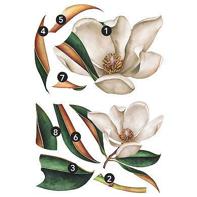 Roommates Vintage Magnolia P&S Giant Wall Decals