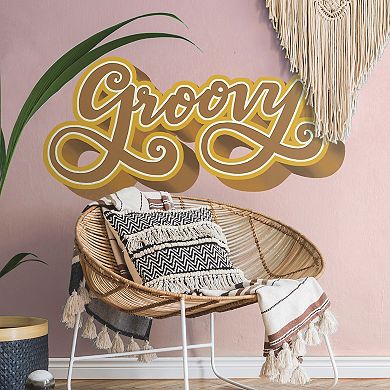 Roommates Groovy Retro P&S Giant Wall Decals